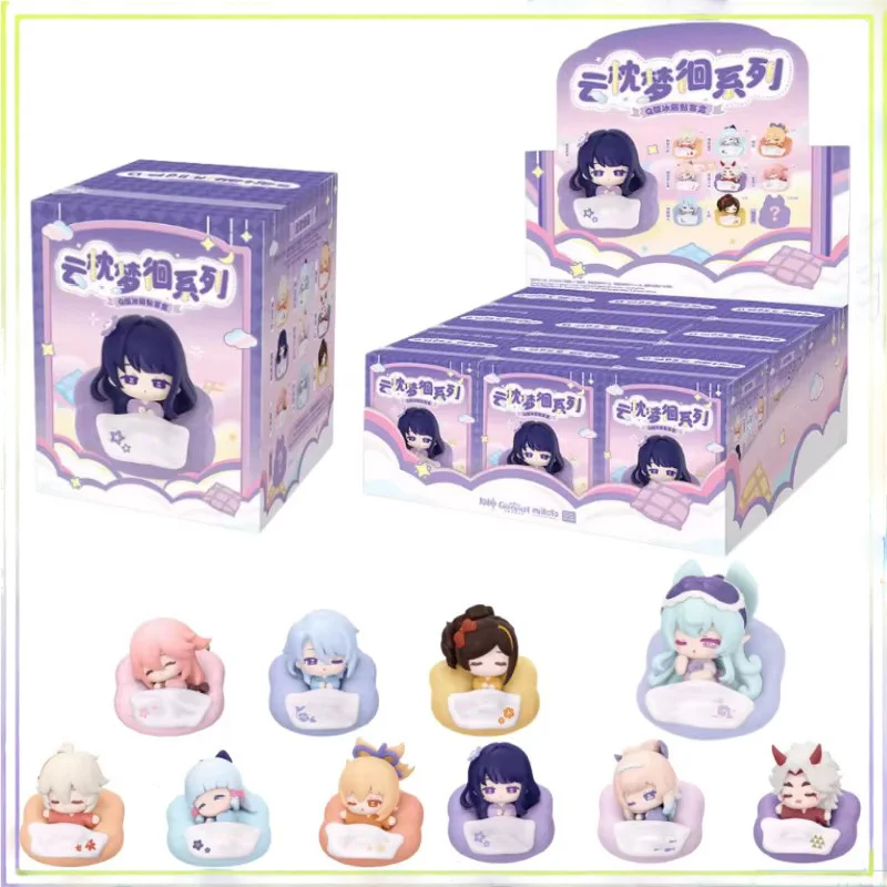 오리지널 겐신 임팩트 클라우드 필로우 드림즈 링거 Q 냉장고 자석 블라인드 박..