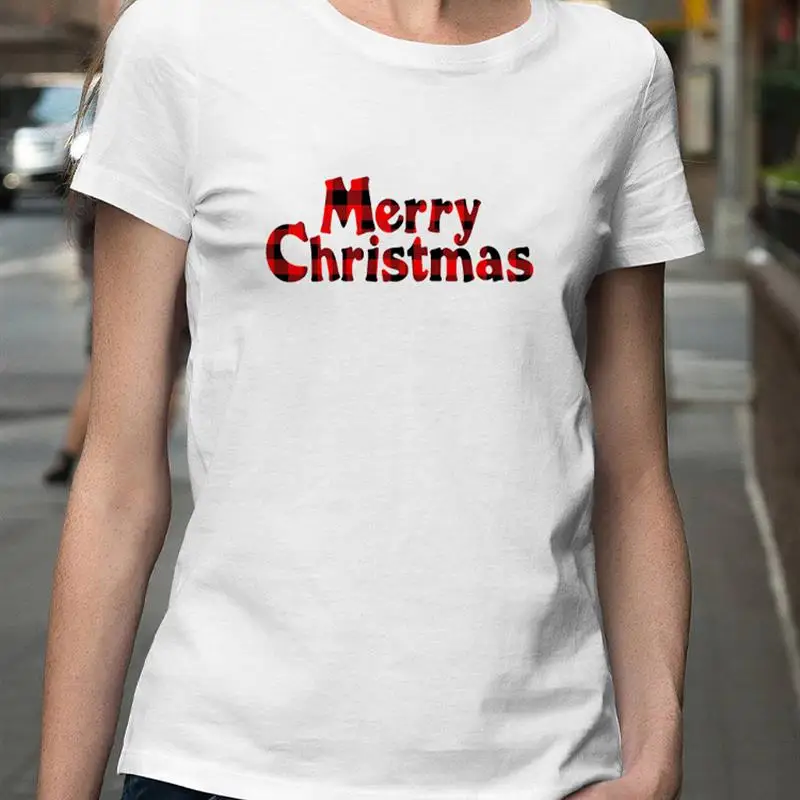 

Unisex Print Snowman Trend Cute New Year Holiday Style Winter Women Tshirt Printed Tops O-Neck Female Top Graphic Clothes Shirt