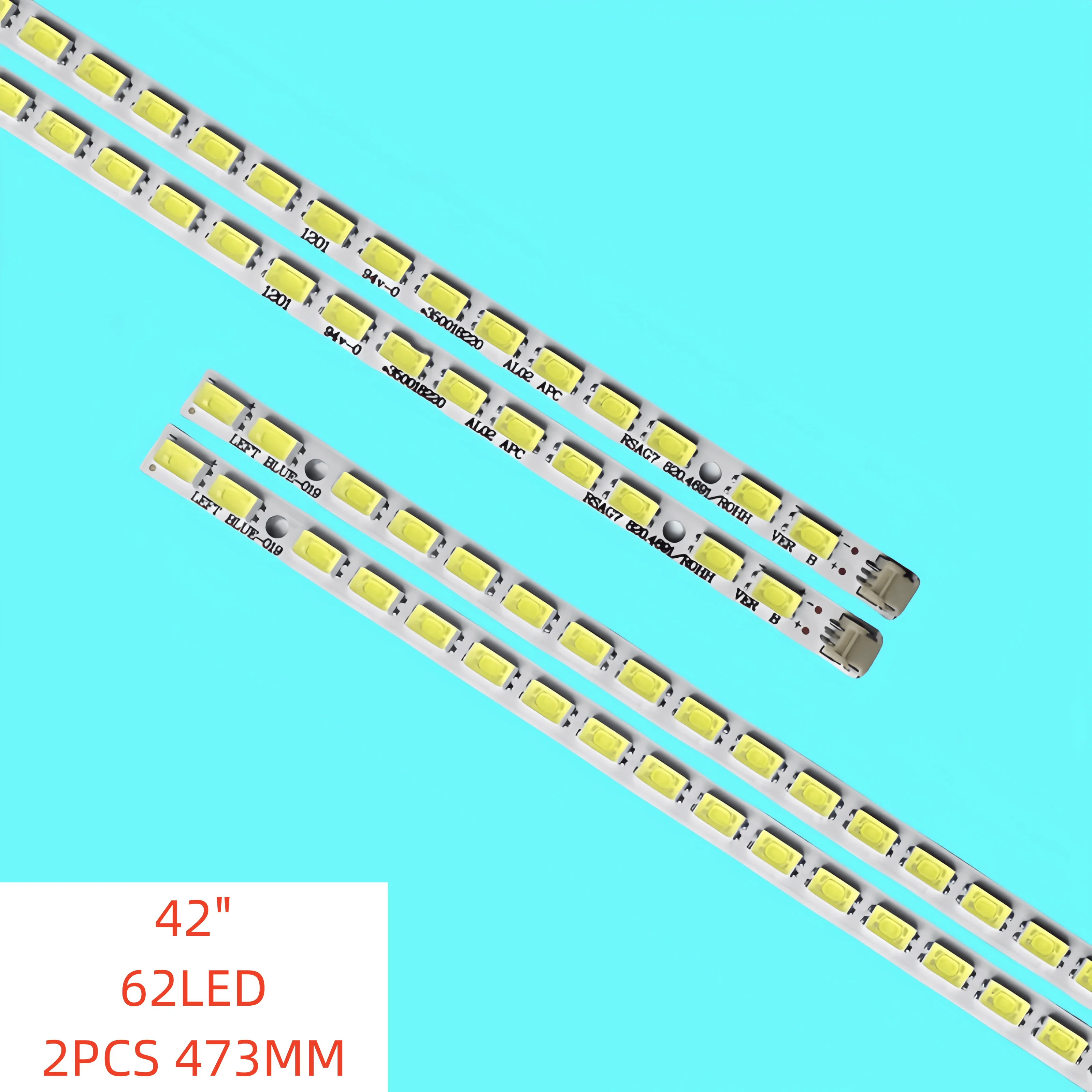 

2PCS/SET New LED Backlight Strip for Hisense LCD TV LED42K300 GT-1110977-B RSAG7.820.4691