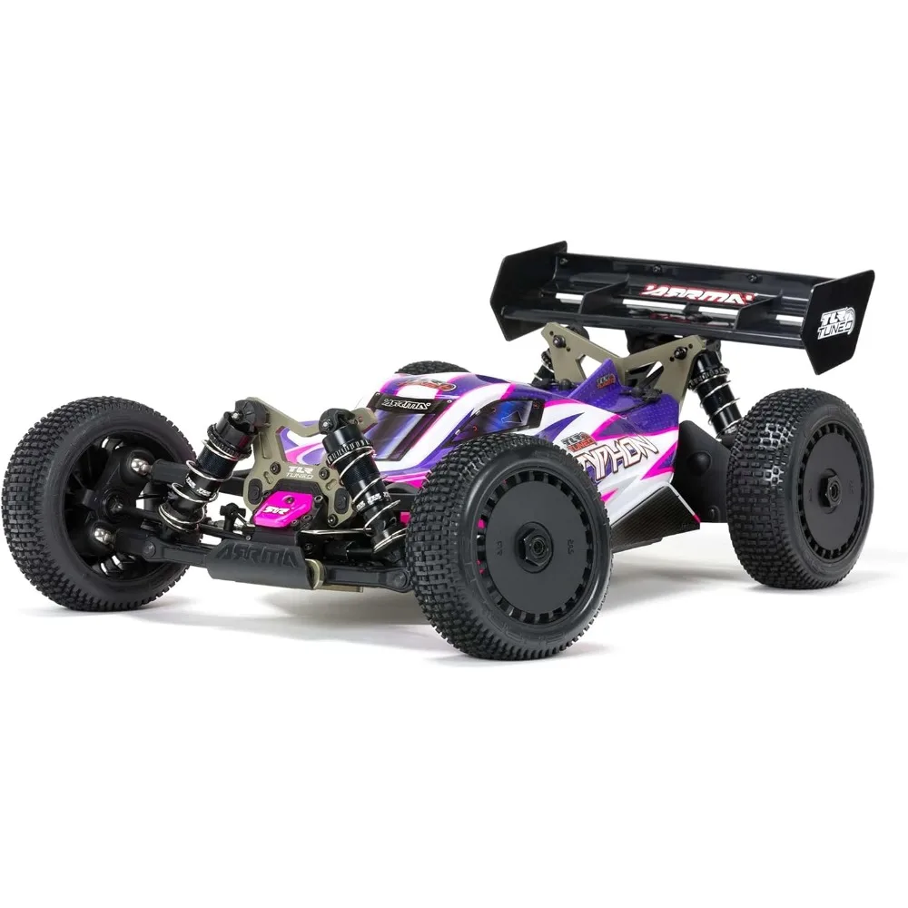 RC Car 1/8 TLR Tuned Typhon 4WD Roller Buggy Pink/Purple ARA8306 for rc car parts