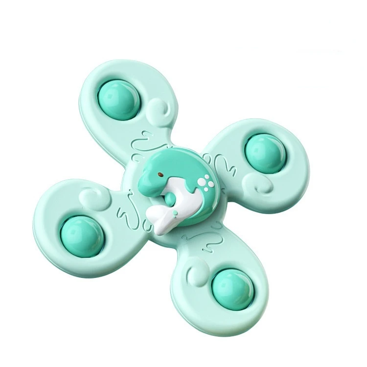 Montessori Baby Bath Toys For Boy Children Bathing Sucker Spinner Suction Cup Toy For Kids Funny Child Rattles Teether baby shower toys Baby & Toddler Toys