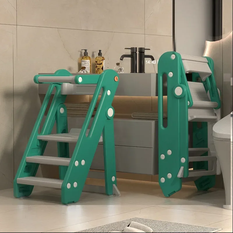 Montessori Learning Tower,Baby Washstand Step Stool,Foldable Children's Ascending Stool, Handwashing Pedal Stair Stool Kids Step