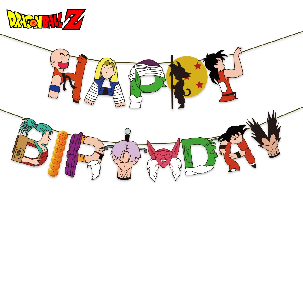 Dragon Ball Happy Birthday Backdrop, Anime dos desenhos animados, Son Goku  Wall Decoration, Fotografia fundo, Fontes do partido, Presentes de Natal -  AliExpress