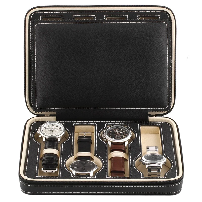 8 Grids Watch Display Storage Box Case