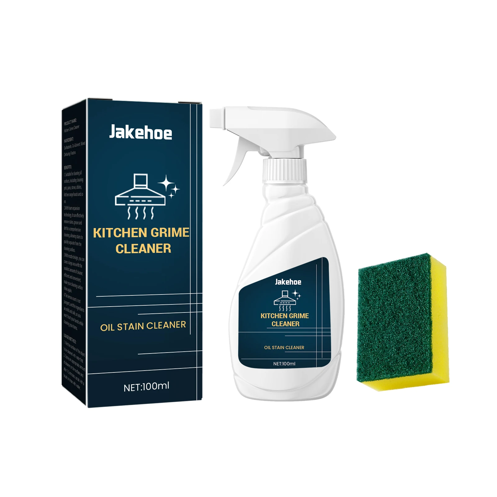 Multi Purpose Kitchen Stove Hood Cleaner Oil Stain Remover