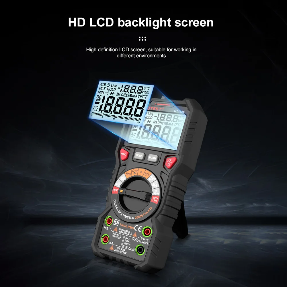 KAIWEETS HT118E/A Digital AC/DC Multimeter TRMS 20000, 42% OFF