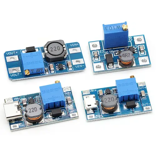 MT3608 DC-DC Adjustable Boost Module 2A Boost Plate Step Up Module TYPE-C MICRO USB 2V-24V to 5V 9V 12V 28V - Image 2