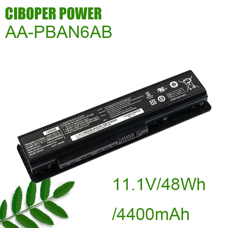 

CP настоящая аккумуляторная батарея для ноутбука 11,1 V/48Wh/4400mAh для P200 P210 P230 P330 P400 NT200B NT400B NT600B NP200B NP400B NP600B