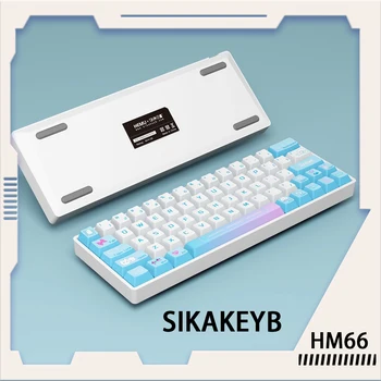 Sikakeyb Hm66 Keyboard Wired Magnetic Axis E-Sports Game Keyboard Custom Rgb Pbt Keyboard For Win Desktop Computer Gifts 1