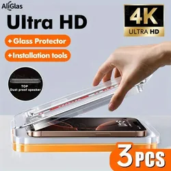 3 - Piece Full Coverage Screen Protector Set with Automatic Dust Removal, 9H Hardness, and Anti - Fingerprint Features for Tempered glass (Xiaomi 12)