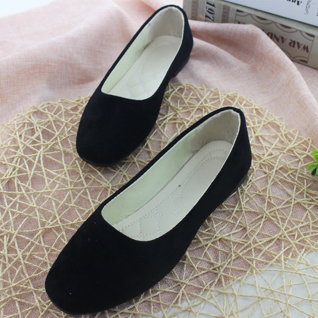 Women loafers women orthopedic shoes flat concise style party travel outdoor walking breathable casual round toe
