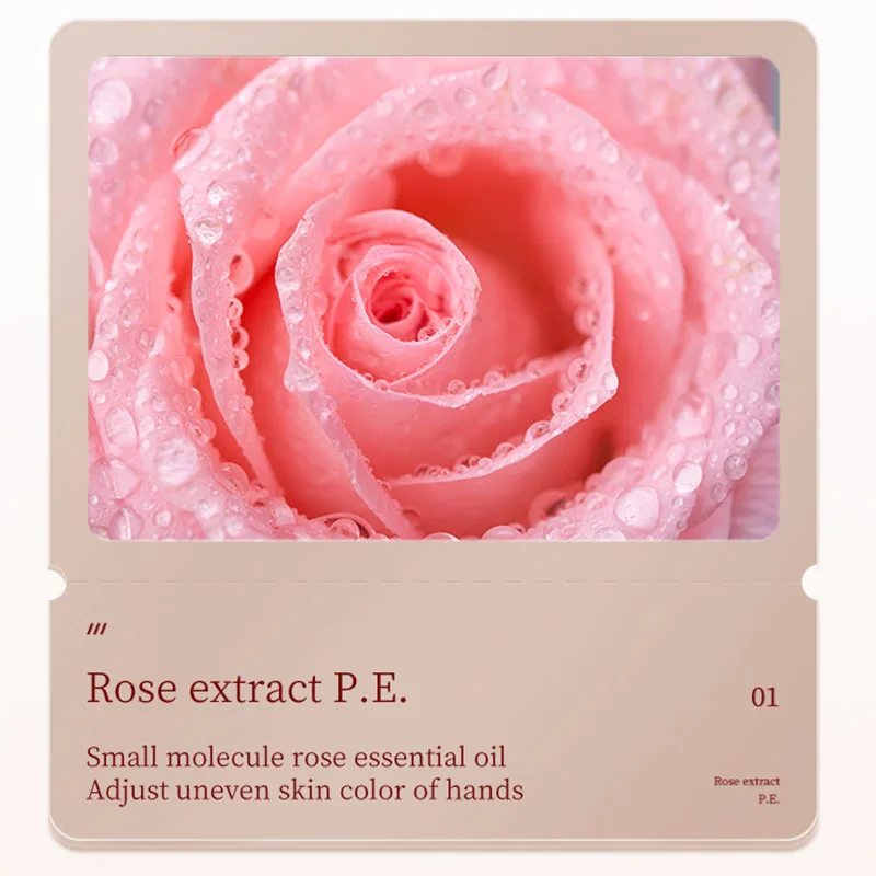 SADOER Rose Moisturizing Hand Mask Whitening Nourishing Anti-aging Hydrating Hand Exfoliating Gloves Hands Skin Care Products