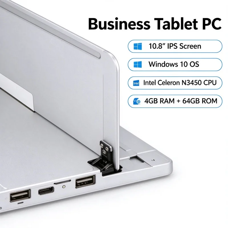 10.8 INCH 4GB RAM 64GB ROM WINDOWS 10 Tablet PC Intel Celeron N3450 CPU Core 1.1GHz Quad Core 1920 X 1280 IPS Screen WIFI