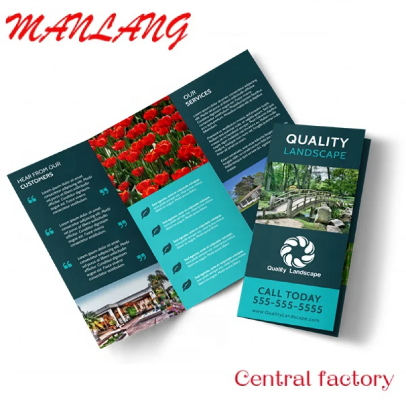 Custom  custom flyers printing service booklet, manual, pamphlet ,brochure printing service
