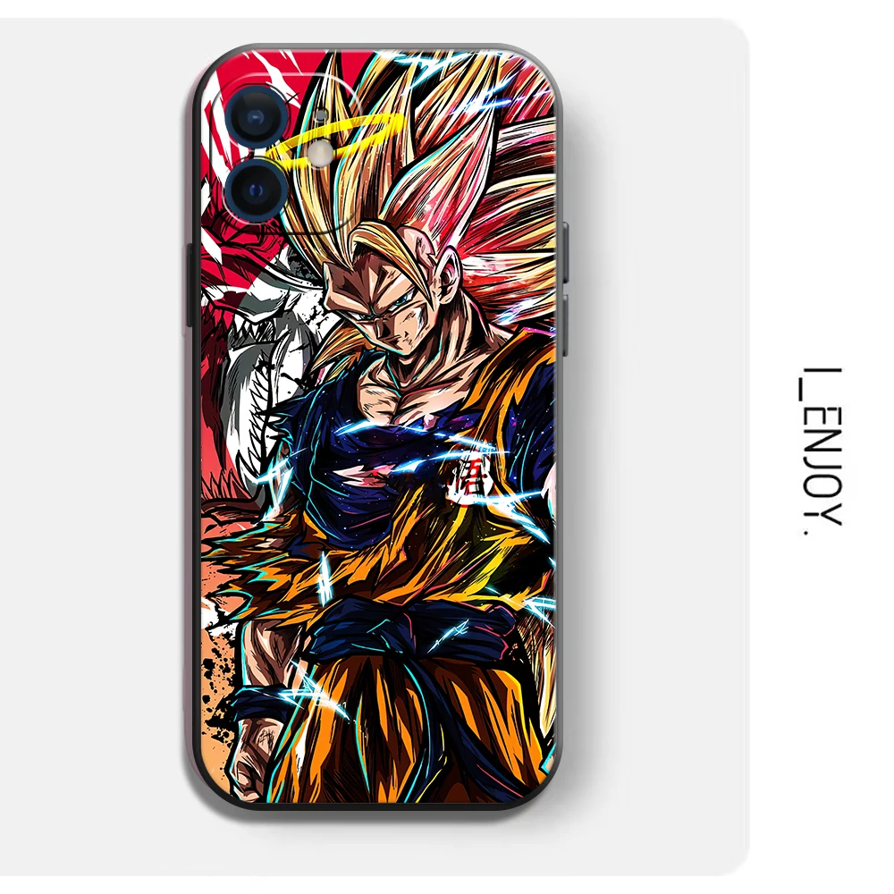 best iphone 13 case DRAGON BALL Phone Case For iPhone 11 12 13 Pro MAX Mini 6 6S 7 8 Plus X XR XS MAX SE 2020 5 Soft Silicone Anime Funda Back Cover cover for iphone 13