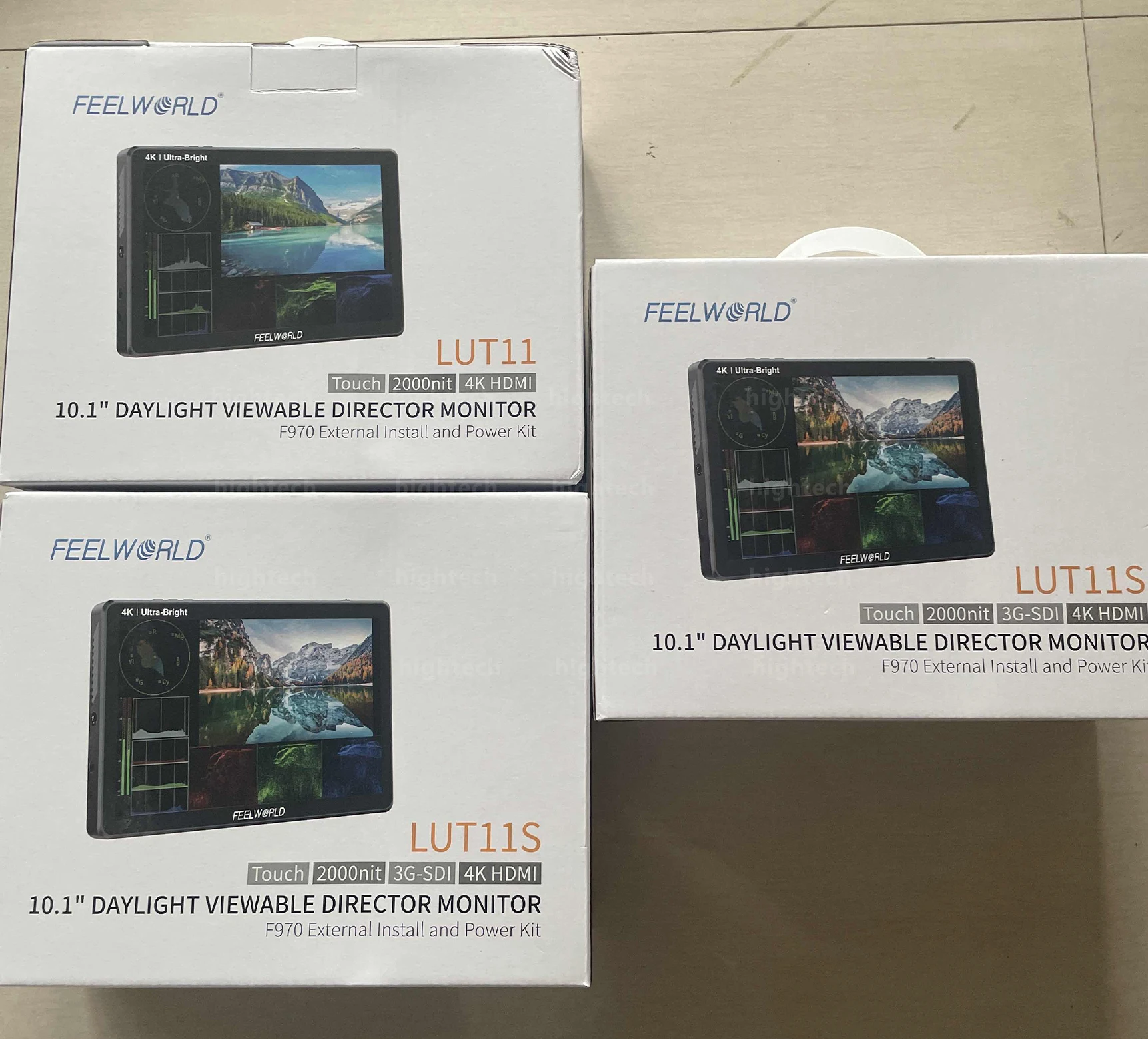 LUT11S 10.1 Inch Ultra Bright 2000nit DSLR Camera Field Monitor Touch Screen 3G-