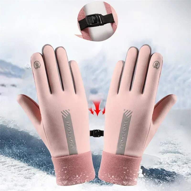 Gants De Ski Chauffants Homme Femme - Imperméables, Coupe-vent, écran Tactile - Pour Randonnée, Snowboard, Hiver - Tissu Polaire Doux