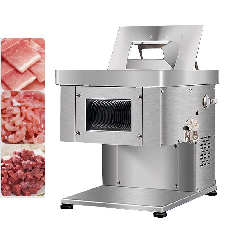 

Meat Slicer Professional Commercial Electric Meat Cutting Machine Stainless Steel Blades Vegetable Cutter Kitchen Equipment