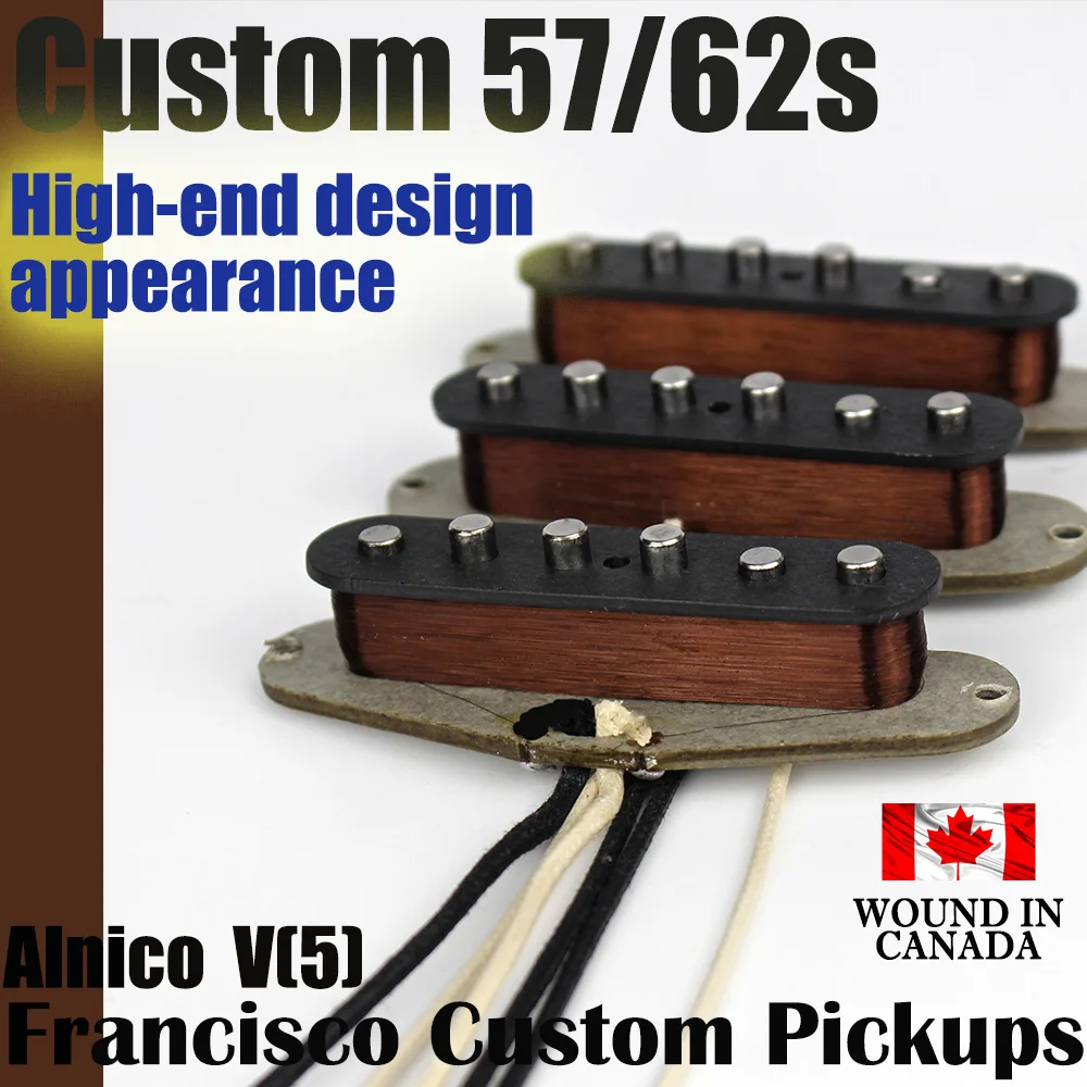 

Ручная работа Alnico5 SSS винтажный пикап с одной катушкой для электрогитары комплект для старого 57 Strat пикапа набор