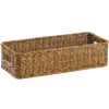Woven Storage Basket Wicker Baskets Drawers Large Food Container Toys Sundries Bin Desk and Organizers Finishing Magazine 1