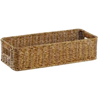 Woven Storage Basket Wicker Baskets Drawers Large Food Container Toys Sundries Bin Desk and Organizers Finishing Magazine 1