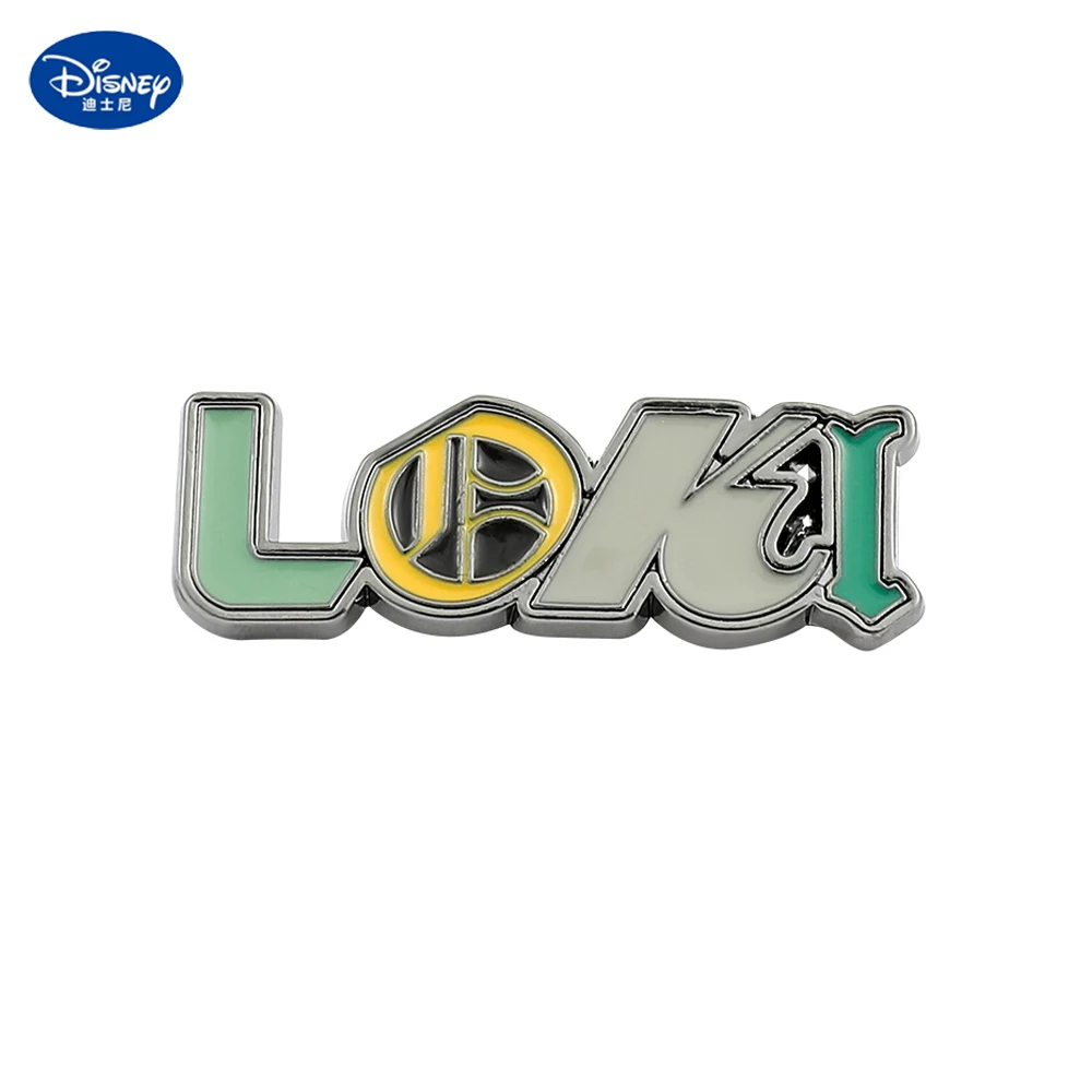 Marvels God Of Tricks Loki Avengers Supereroe Loki Nome Spilla Costume Zaino Pin Accessori Gioielli Per I Fan Regalo