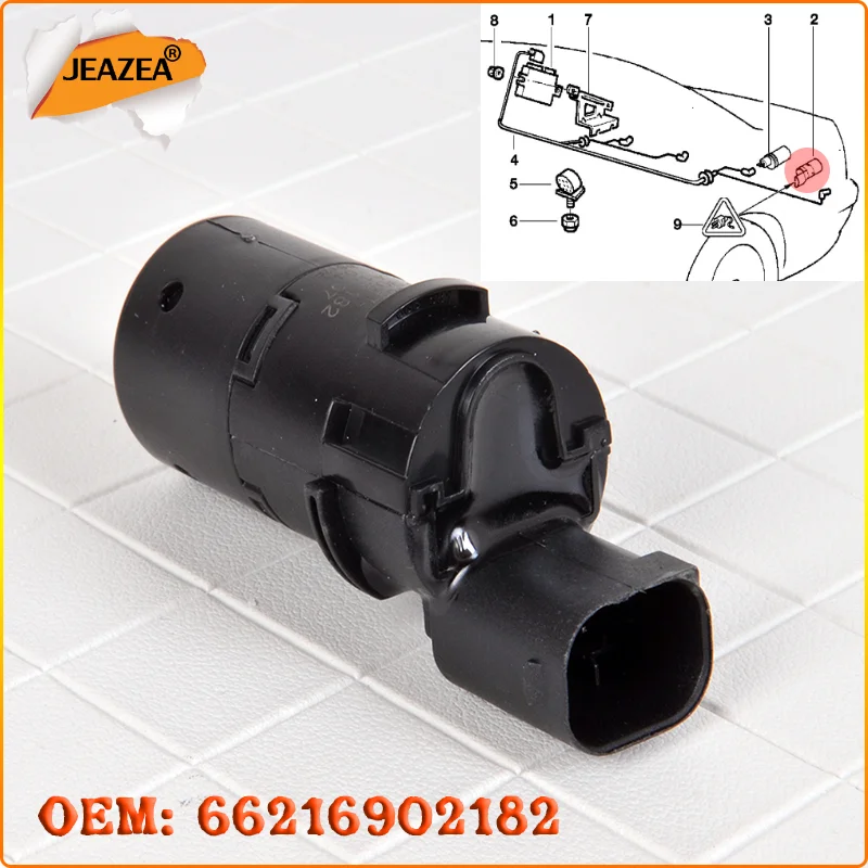 

JEAZEA Новый PDC вспомогательный бампер для парковки с обратным датчиком для BMW E38 E39 E53 X5 540i 525i 528i 66216902182 8375533 6902182