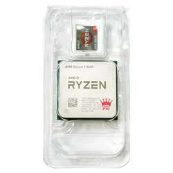 NEW AMD Ryzen 5 5600 R5 5600 3.5 GHz Six-Core Twelve-Thread CPU Processor 7NM 65W L3=32M 100-000000927 Socket AM4 NO FAN
