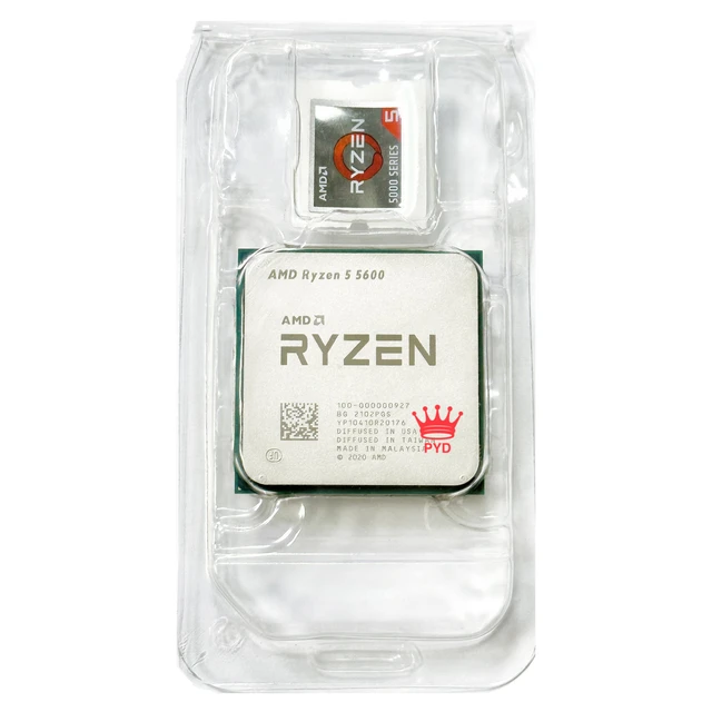 AMD Ryzen 5 5600 R5 5600 3.5GHz 6-Core 12-Thread CPU Processor 7NM L3=32M  100-000000927 Socket AM4 New and without cooler - AliExpress