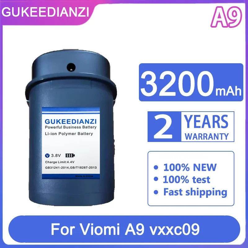 

GUKEEDIANZI Replacement Battery 3200mAh For Viomi A9 Bateria