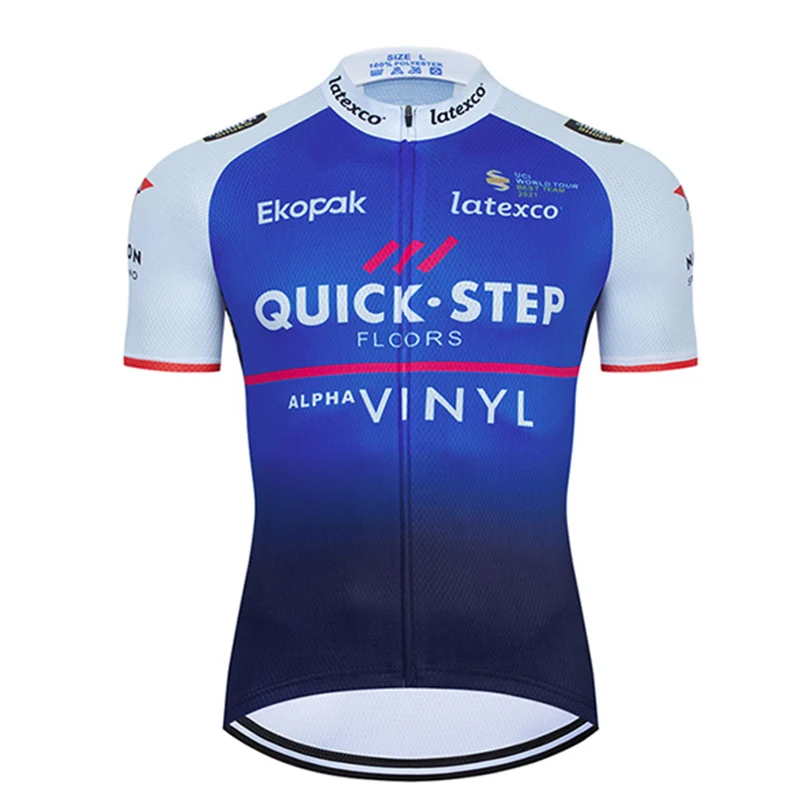 thumbnail image 1 of Maillot de ciclismo del equipo francés para hombre, ropa de ciclismo de montaña, camiseta de secado rápido, ropa de ciclismo corta de verano, 1 of 4