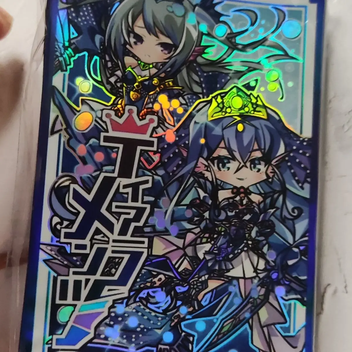 

50 шт./упак. Yu-Gi-Oh! OCG рукав для Карт Yugioh фигурка слезы Merrli девушка рукава для карт лазерная искусственная Обложка