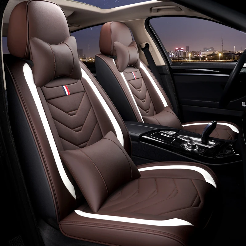 Funda de cuero para asiento de coche, accesorio de alta calidad para Nissan qQashqai J11 Navara Funda de cuero para asiento de coche, accesorio de alta calidad para Nissan qQashqai J11 Navara