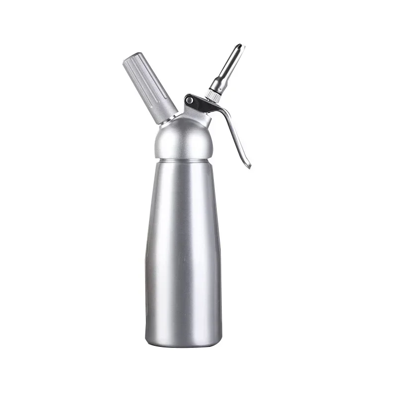 500 Pure Aluminum Cream Gun Chantilly Siphon Whipped Cream Dispenser Foaming Gun Kitchen Accessories Tools Nozzle