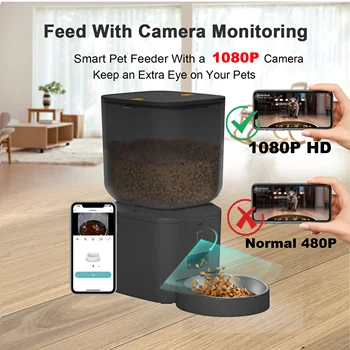وجهة نظر بديلة حول Automatic Pet Feeder with 1080p Camera