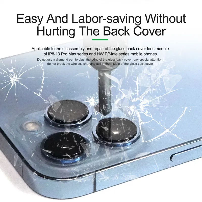 Blasting Pen Back Glass | Relife Tools Phone | Camera Back