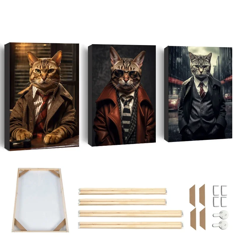 Wood Frame DIY Decorative Painting Frame Poster Photo 30x45cm 40x80cm 50x100cm Modern Home Decor Wall Picture Photo Frame Wood Canvas Frame Wood Picture Frame Art Frames