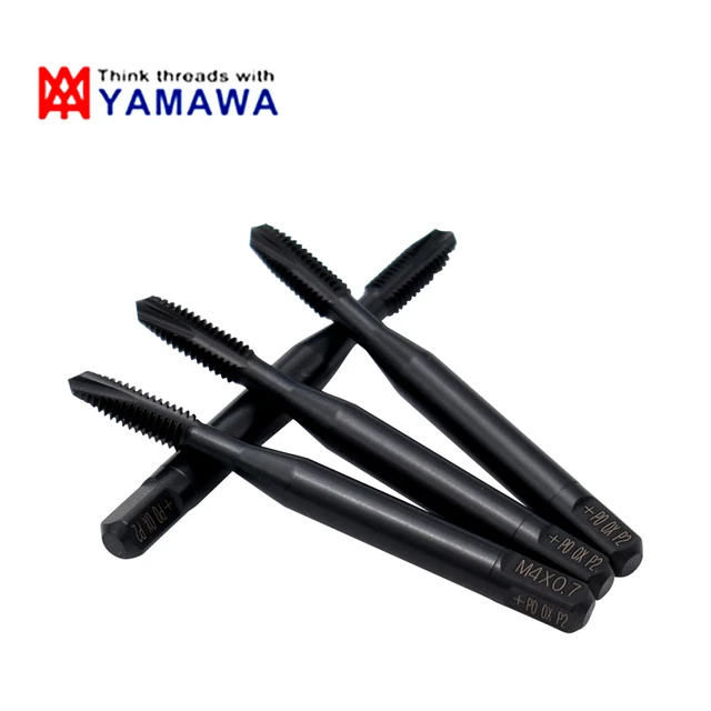 YAMAWA HSSE Spiral Pointed Tap M1 M1.2 M1.5 M2 M3 M4 M5 M6 M7 M8