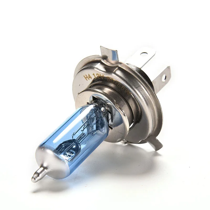 2pcs Car Light H4 Auto Halogen Lamp Bulb Fog Lights 55/60W 12V Super White Headlights Lamp Car Headlamps Halogen Lamps