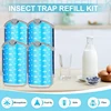 Insect Trap Refill Kit, Compatible For ZEVO M364, Attracts Traps Flying Insects Fruit Flies And Other Insects (4Pcs) 5