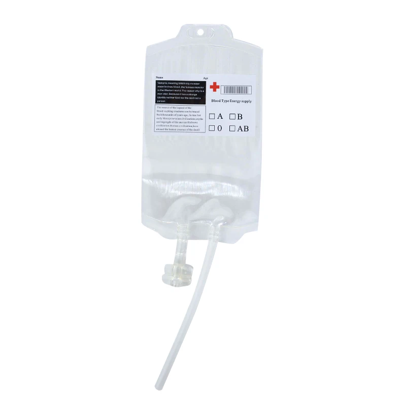 400ml Halloween PVC Blut beutel Vampir Bluts aft Trink beutel Beutel Horror Requisiten Halloween Party Dekoration Cosplay Lieferungen – Detail 10