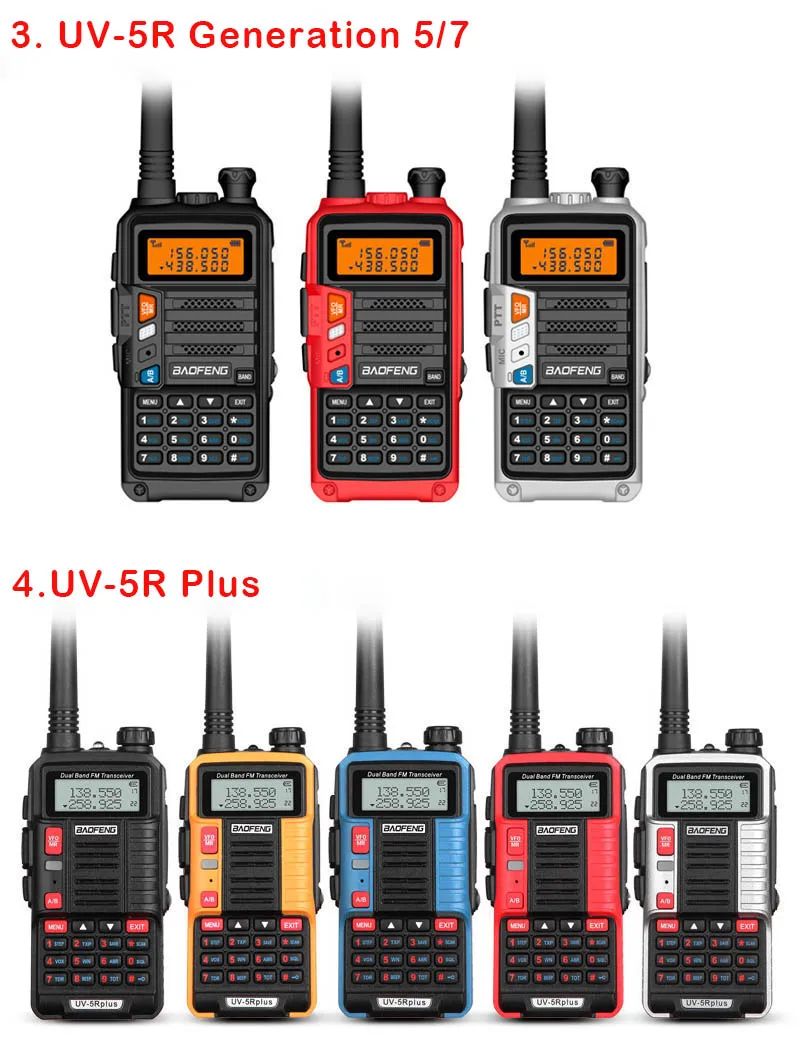 BaoFeng UV-S9 Plus Walkie Talkie Battery TypeC C Compatible With UV-10R Pro BF-UVB3 Plus Baofeng Two Way Radio Li-ion Battery