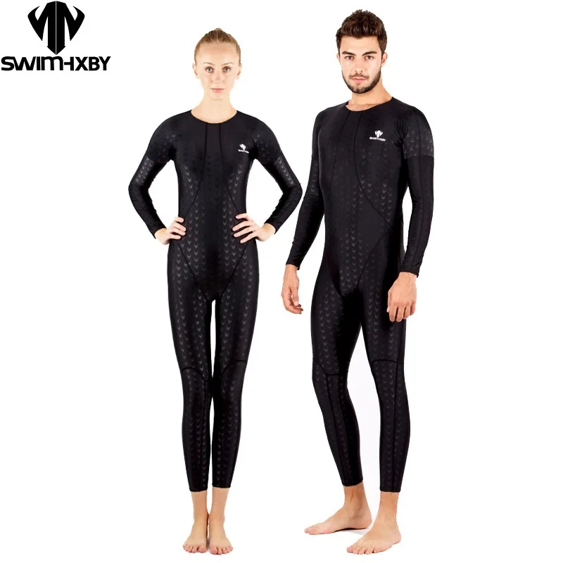 HBXY Long Sleeve High Waist Swimsuit Full Body Wet Suits One Piece Swimwear one piece swimsuit women swimsuit