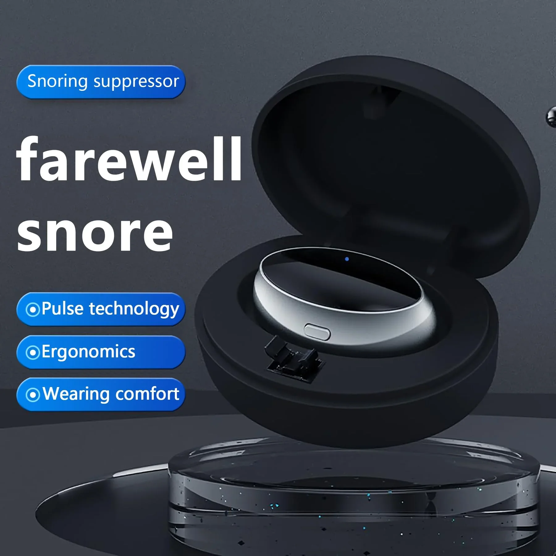 Electric Anti Snoring Devices Anti Snore Chin Strap Anti Snoring Bean Snoring Sleep  Easy to use Portable Three Speed Adjustment