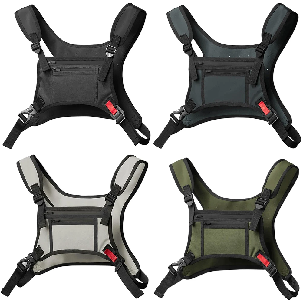 Sports Chest Bag for Men Water Resistant Running Backpack with Phone Holder Waist Pack for Workouts Running Cycling