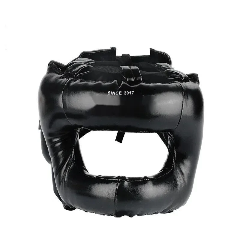 Cross Beam Enclosed Head Protection Nose Bridge Boxing And Fighting Helmet MMA Full Surround Training Protective Helmet