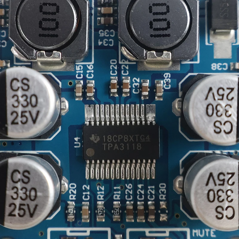 High-Power Mono Class D Audio Amplifier Board for DIY Speaker and Subwoofer Projects
