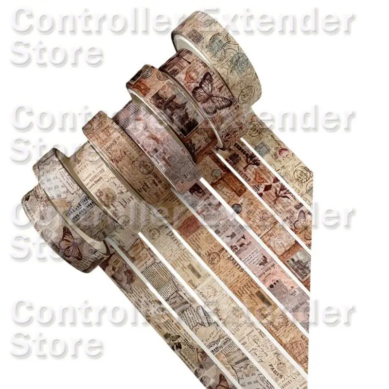 스크랩북 저널 앨범 아트 마스킹 테이프 N84B용 8Pcs 미적 장식 테이프