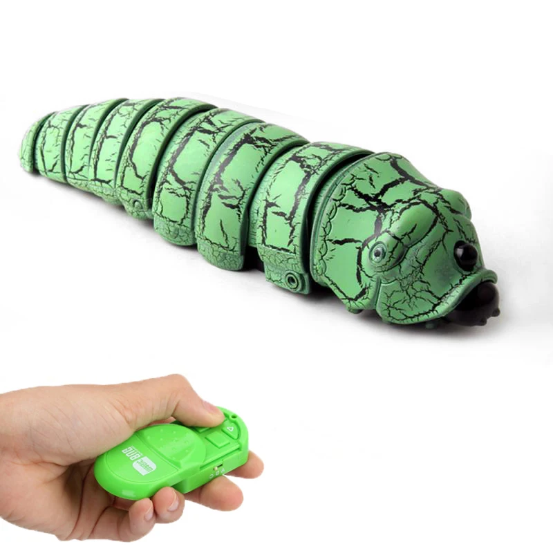 Infrared Remote Control Insect Animal Worm Mock Fake RC Toy Animal Trick Novelty Jokes Prank Kids Adult Random Color Gifts