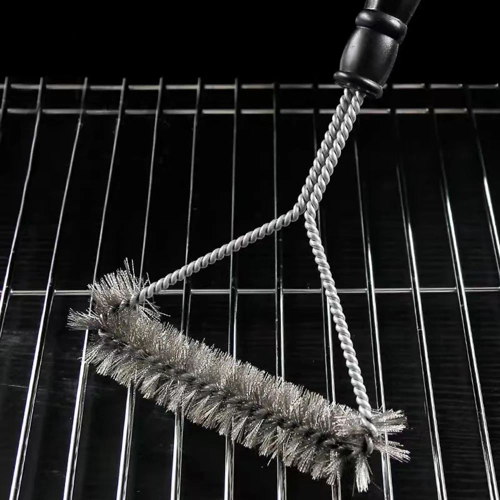 1PC Kitchen Accessories Barbecue Grill Cleaning Brush BBQ Clean Accessories Tool Non-stick Powerful Grilling Barbecue Brushes